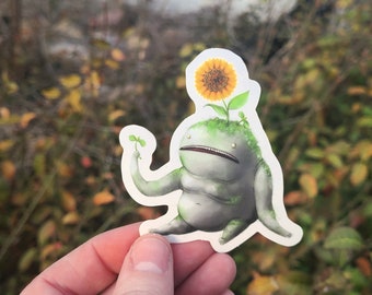 Sunflower Goobbue Sticker