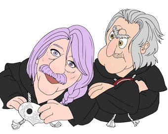Hythlodaeus and Hades Muppet sticker
