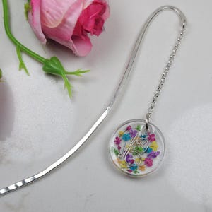 Personalized bookmark, Handmade bookmark, Gift for book lover, Sterling silver accessories, Unique bookmark gift, Custom gift idea