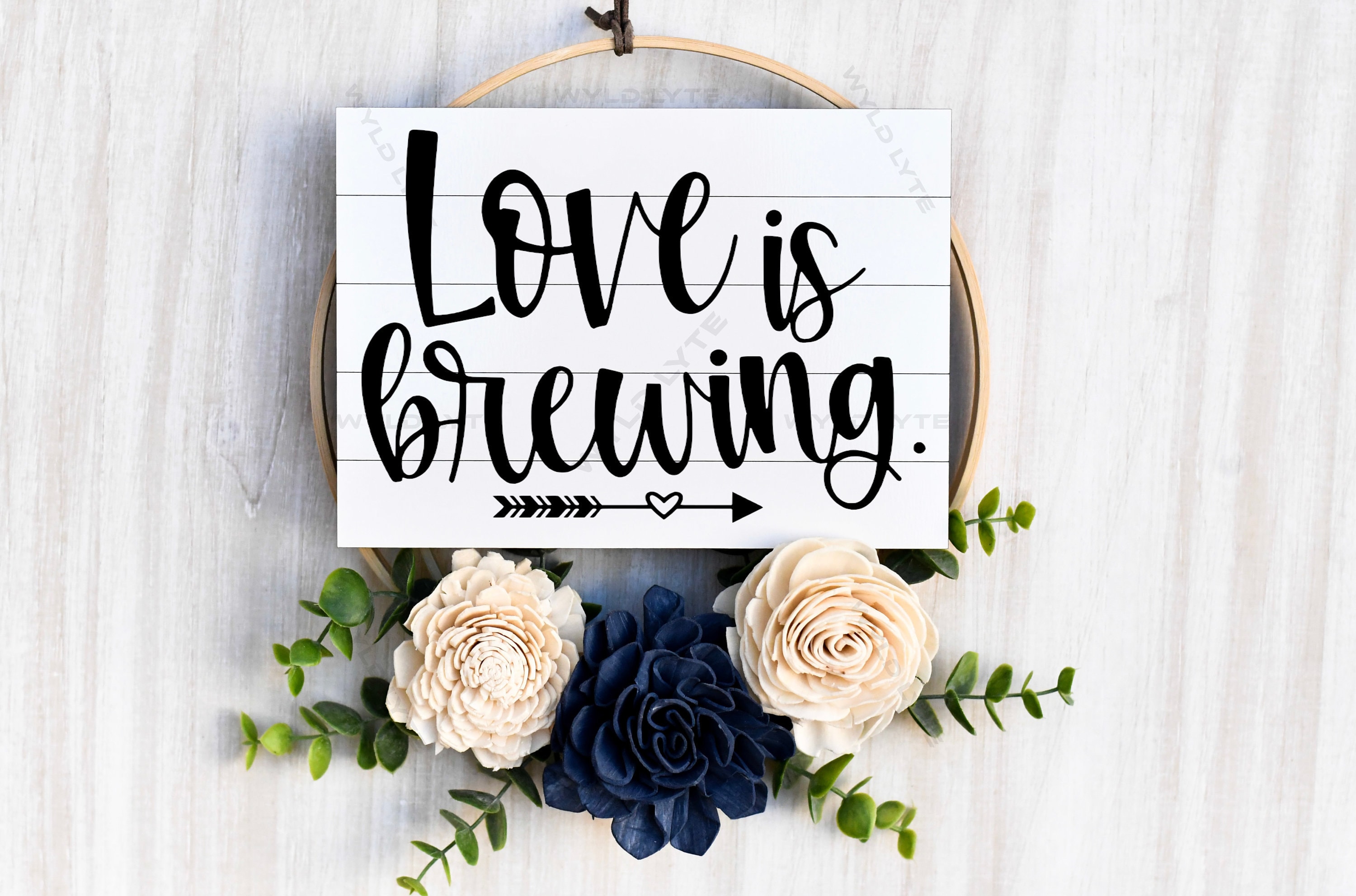 Love Is Brewing Digital Download SVG Cut File PNG File Etsy