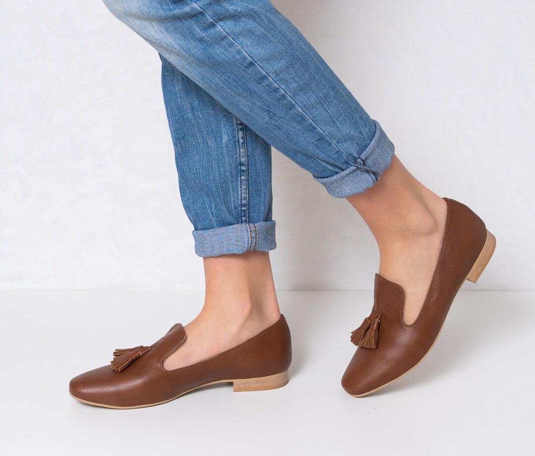 white platform loafers women's