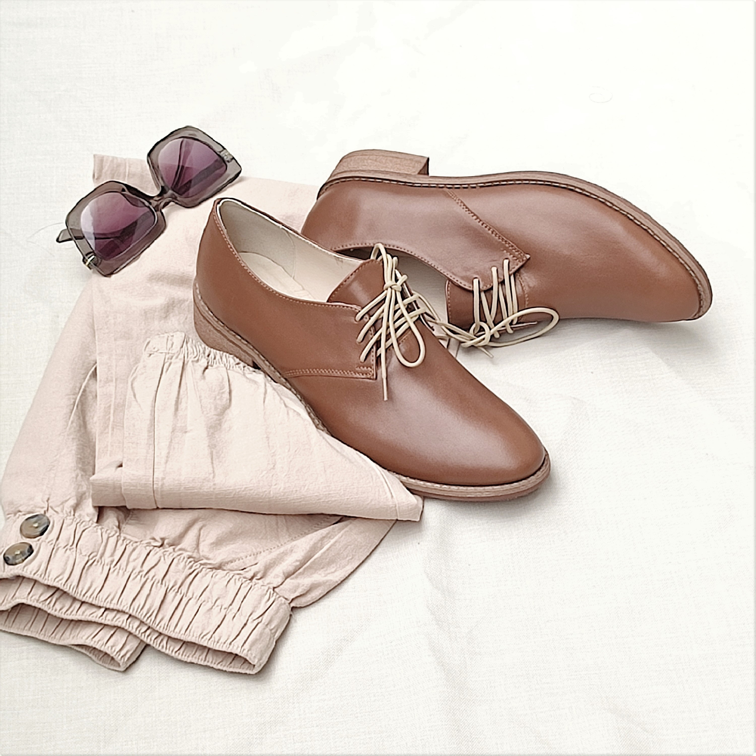 Mose - Brown Women's Oxfords Shoes,brown Tie Women Shoes Mose - Brown Women's Oxfords Shoes,brown Tie Women Shoes