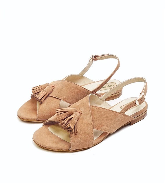 Fiori sandalias de cuero sandalias de mujer zapatos de mujer de
