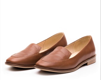 Sabi - 8 mocasines en oferta en EE. UU., zapatos de mujer, zapatos marrones, zapatos planos de mujer, zapatos marrones de mujer, mocasines marrones, zapatos de cuero de mujer, zapatos Anna Maratti