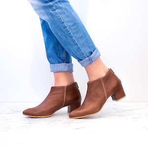 Endo - 8 US ankle boots,Women heel boots,Black ankle boots,Brown heel boots,Heel boots,Wedding ankle boots,Women boots,anna maratti shoes