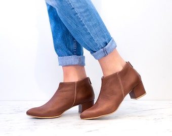 Endo - 8 US ankle boots,Women heel boots,Black ankle boots,Brown heel boots,Heel boots,Wedding ankle boots,Women boots,anna maratti shoes
