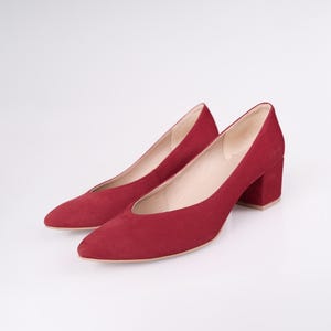 Dona - sale last pairs,red block heels,women red shoes,wedding block heels,black pumps,Wedding bride shoes,Anna Maratti shoes,Blue shoes