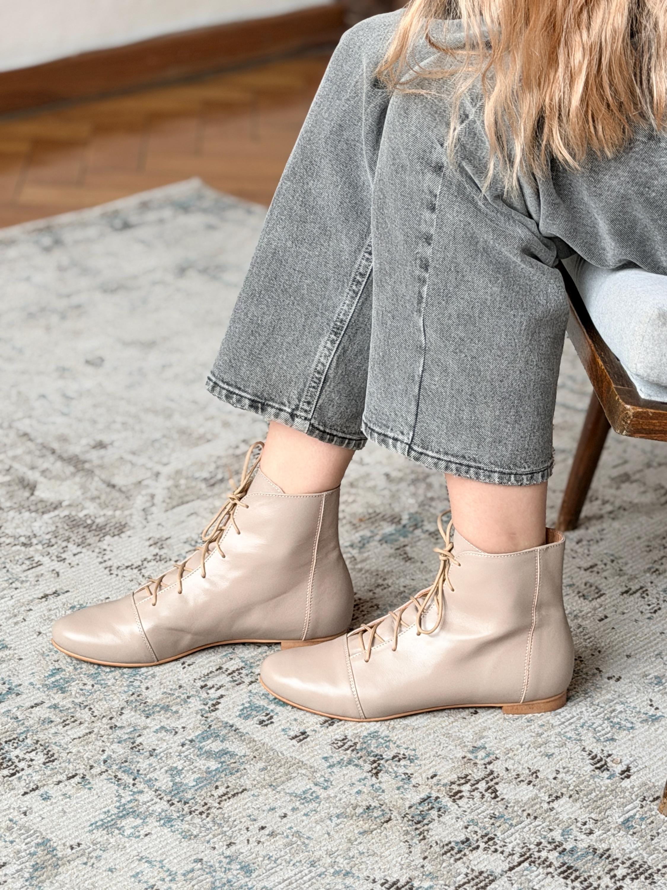 leather dress boots for women Marc Fisher LTD Lannie Women's Boot Medium Natural Leather : 8.5 M
