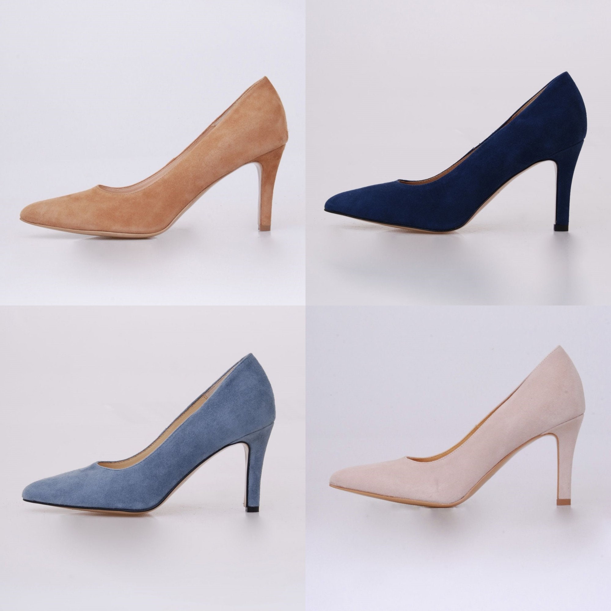 Mari leather heelsWomen shoesLeather shoesWedding | Etsy