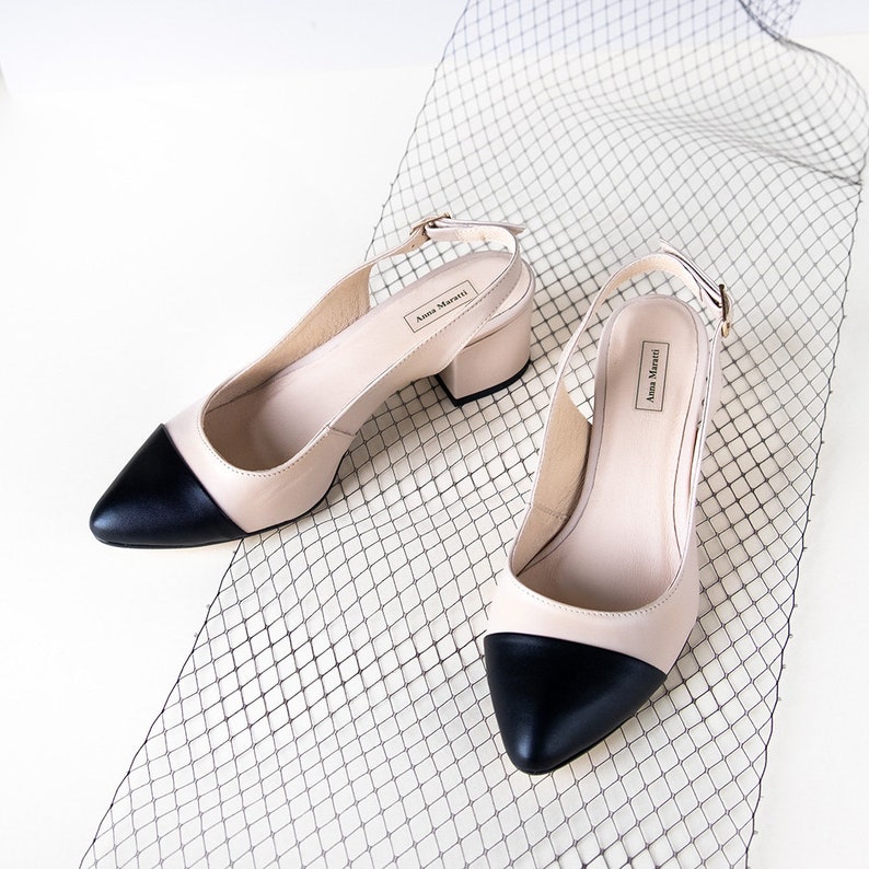 Elss – Two-Tone Elegance Heels
