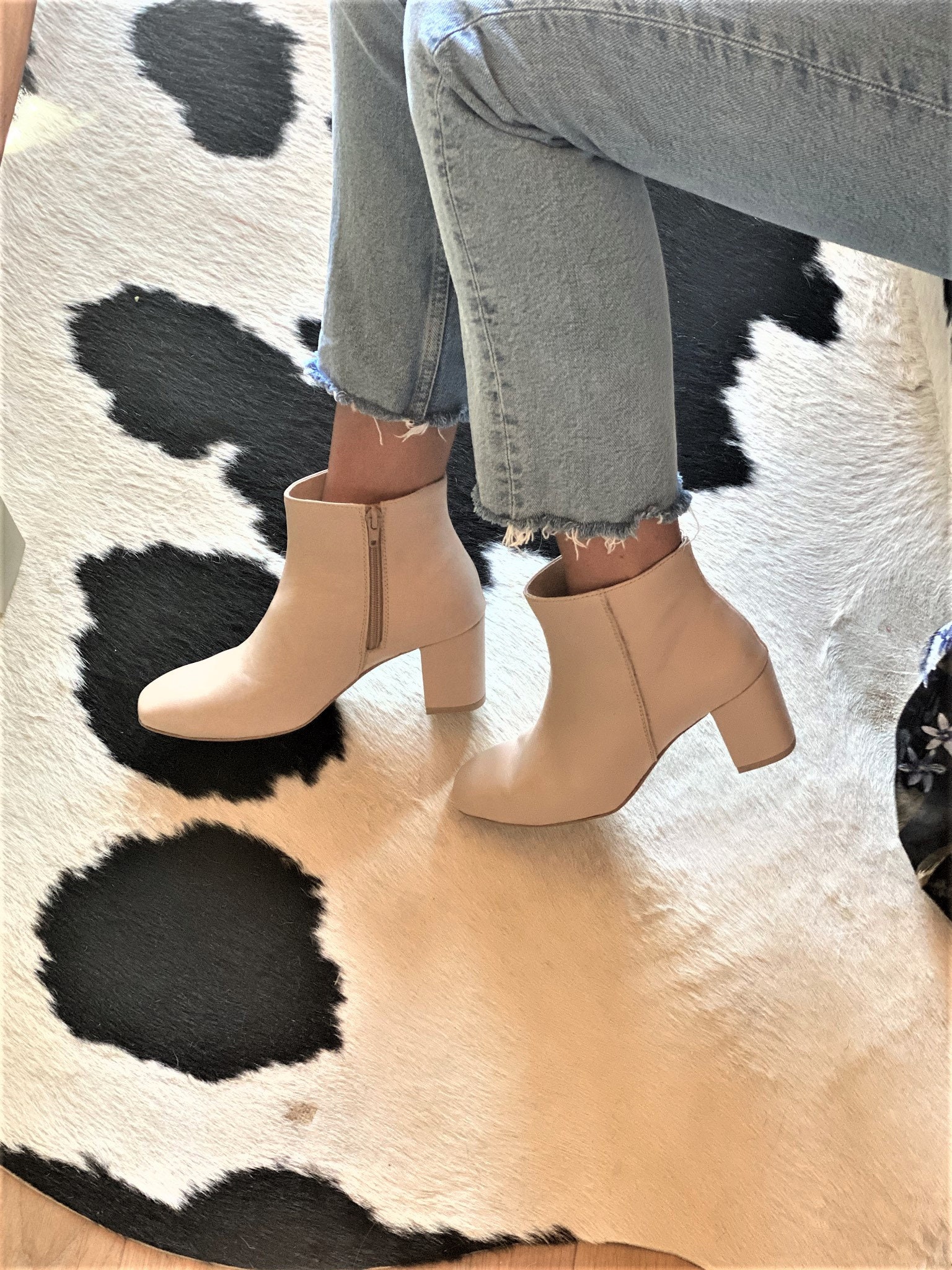 Heeled Boots - Light beige - Ladies | H&M US