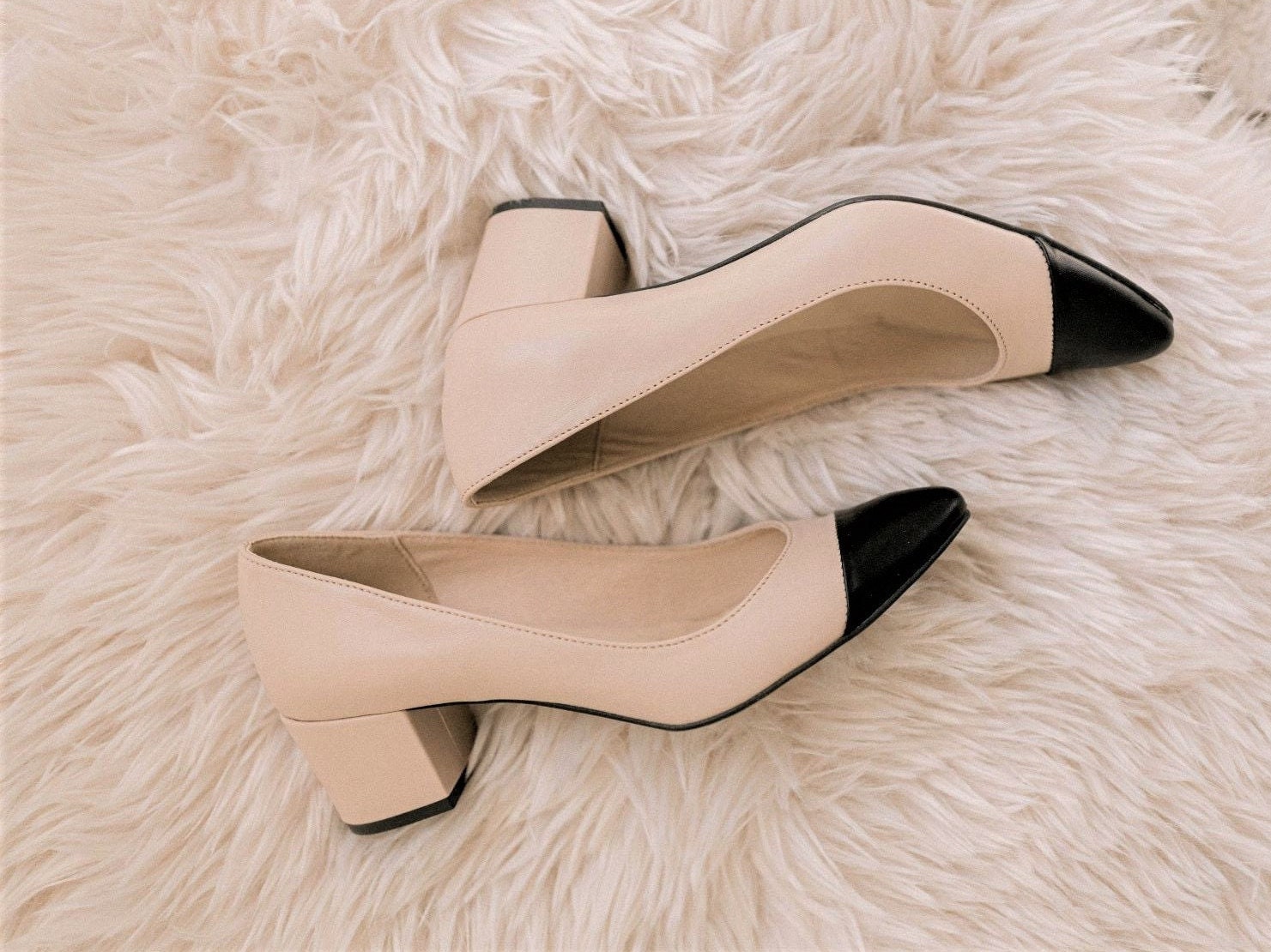 Beige shoes block heel new arrivals