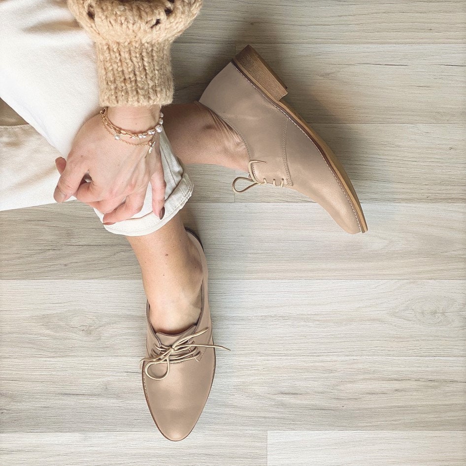 ローファー・オックスフォード CASTANER Women Laced up Shoes CAROLYN142OROVIEJO Gold Mose -women Leather Oxfords,lace up Women Shoes,women