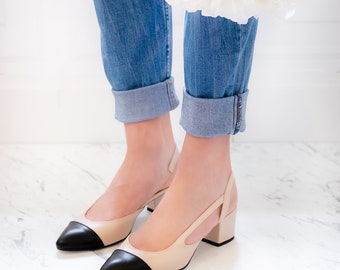 Escarpins Femme Laura Porto En Cuir Marron - Bout Pointu Taille 37, Occasion