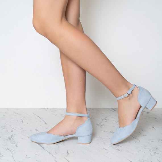 Block heel strap shoes clearance