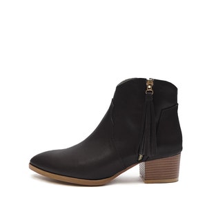 Gabi Leather Booties Leather Women 