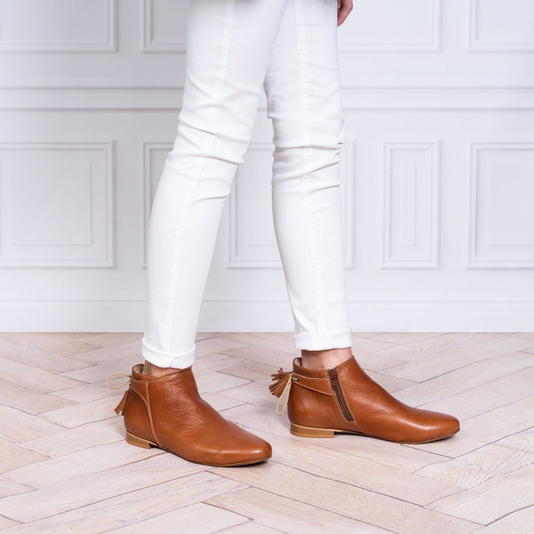 5.5cm Kitten Heel Side Zipper Elastic Sheepskin Ankle Boots Shoes for Women  - AliExpress