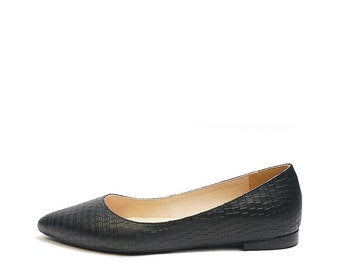 Paris - chaussures femmes noires Femmes ballerine selle de ballet Chaussures Femmes Chaussures Chaussures Flat pointy Chaussures de chameau Chaussures Pointy Chaussures Pointy Slip ons Cuir