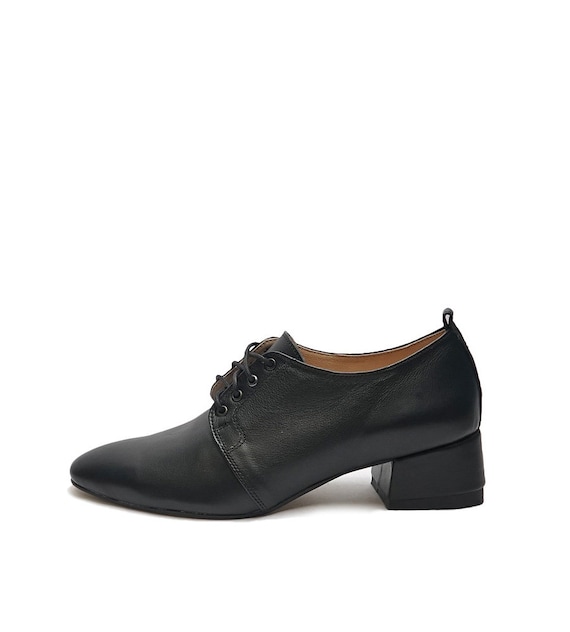 Pala damesschoenen Leren schoenen Dames veter schoenen Veen | Etsy