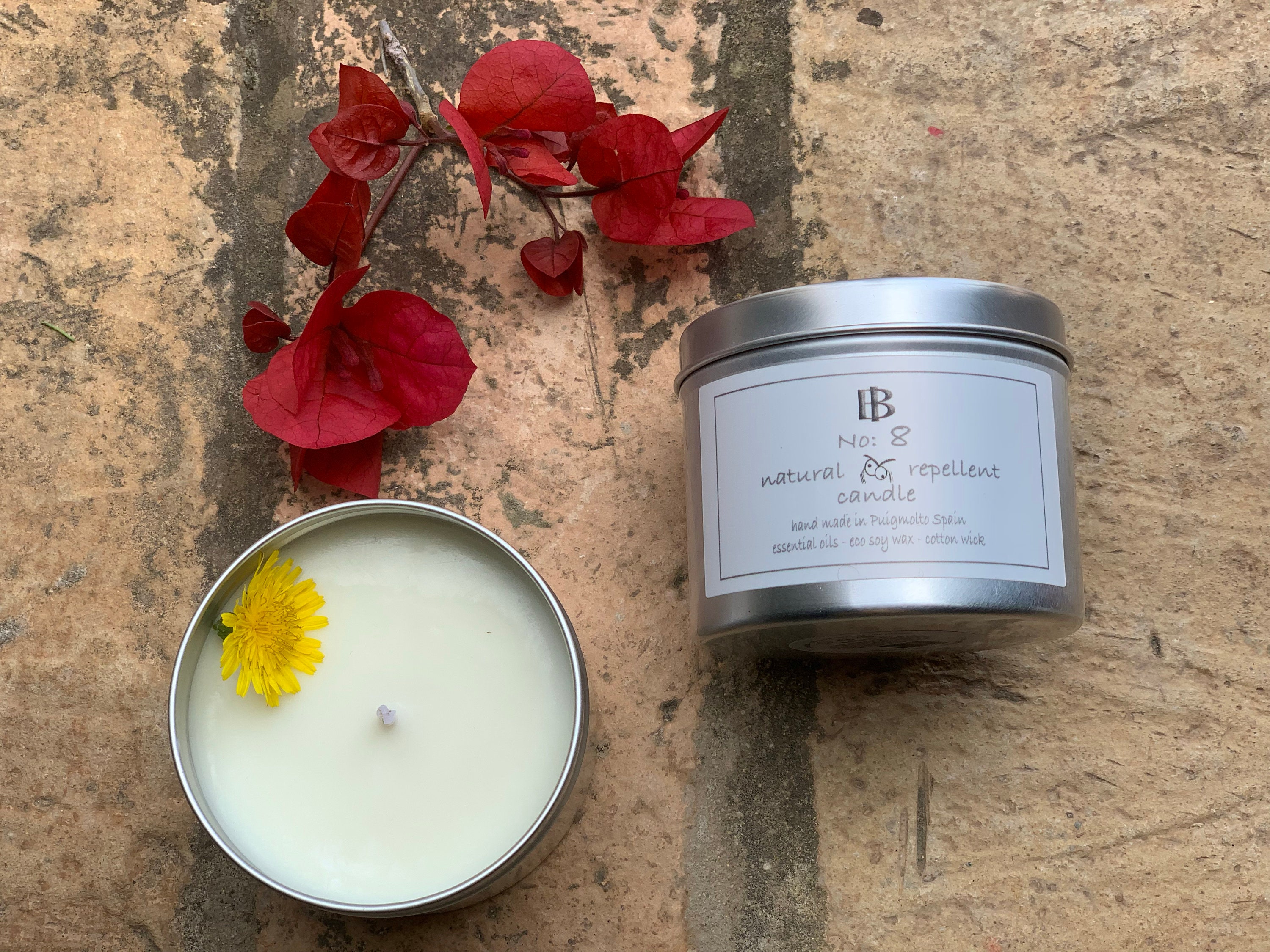 Insect and Mosquito Repellent Candle Vegan Wax Natural Etsy