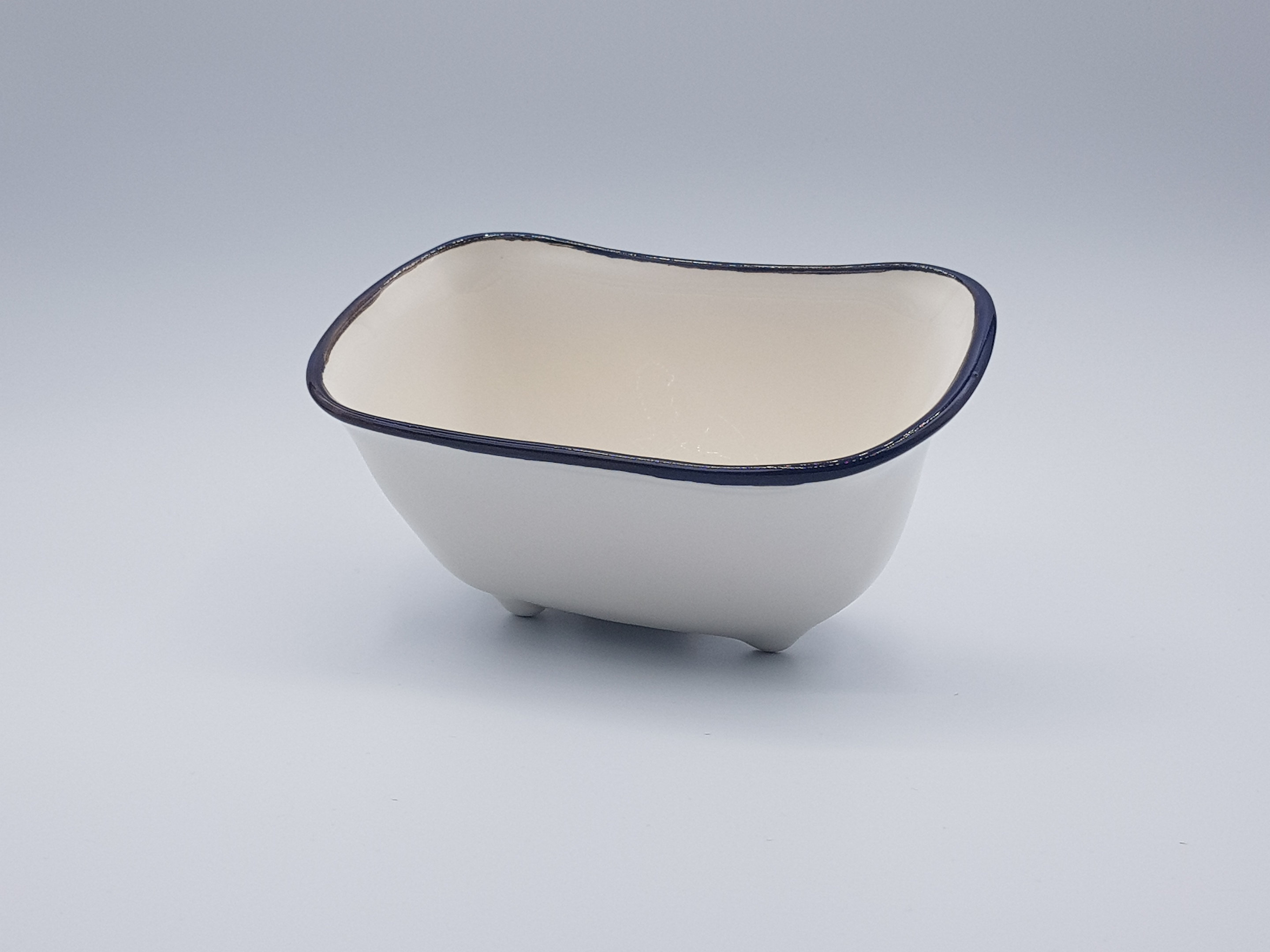 Soap Dish Ceramic Mini Bath Tub Soap Holder. Comes with free Etsy