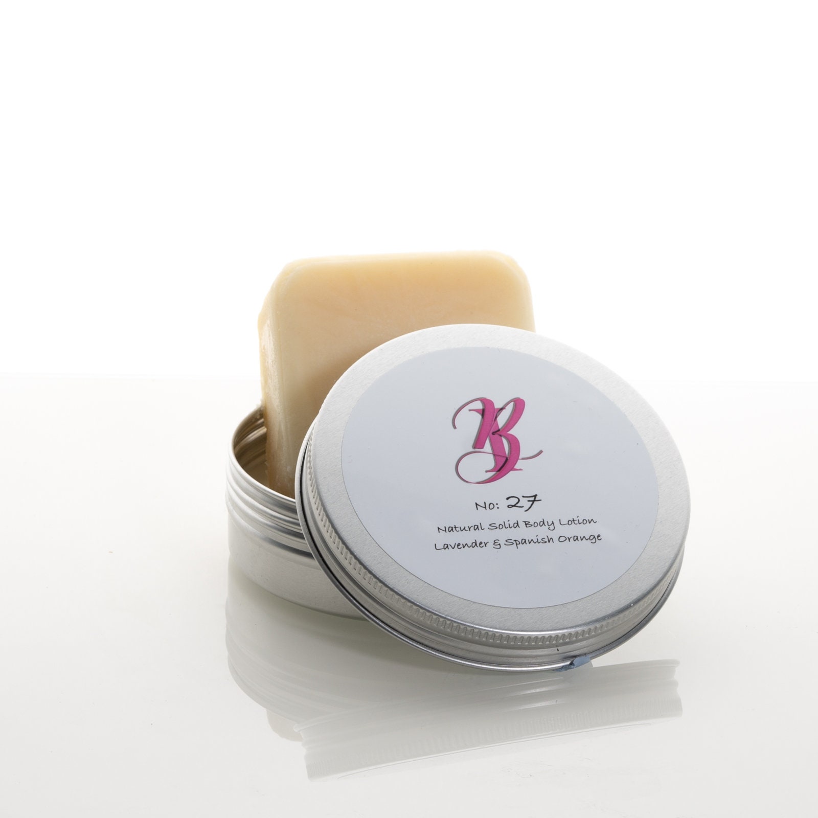 Body Lotion Lavender & Spanish Orange Solid Lotion Bar 70g Etsy