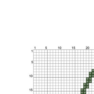 Lily of the Valley cross stitch pattern, May birth flower counted cross stitch, Wild flowers wall decor Delicate floral pdf cross stitch art image 5