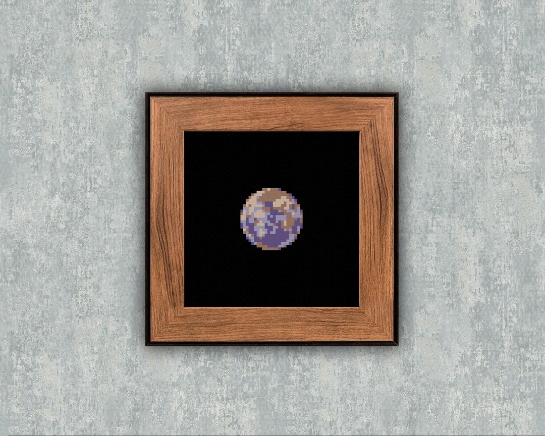 Mercury Planet Cross Stitch Pattern: Universe Embroidery (PDF Pattern ...