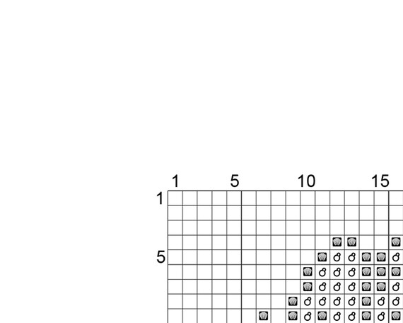 Modèle De Point De Croix Chrysanthème : Fleur De Naissance De