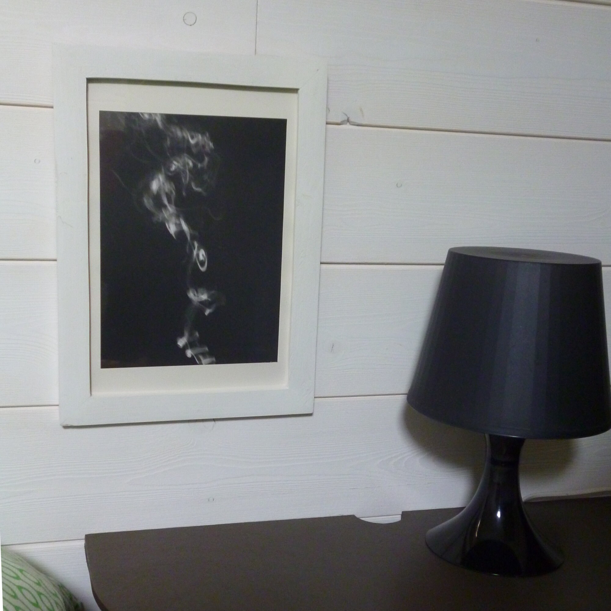 Tableau Photo Analogique Encadré Fait Main Décoration Murale Originale Unique Art Noir et Blanc Abst