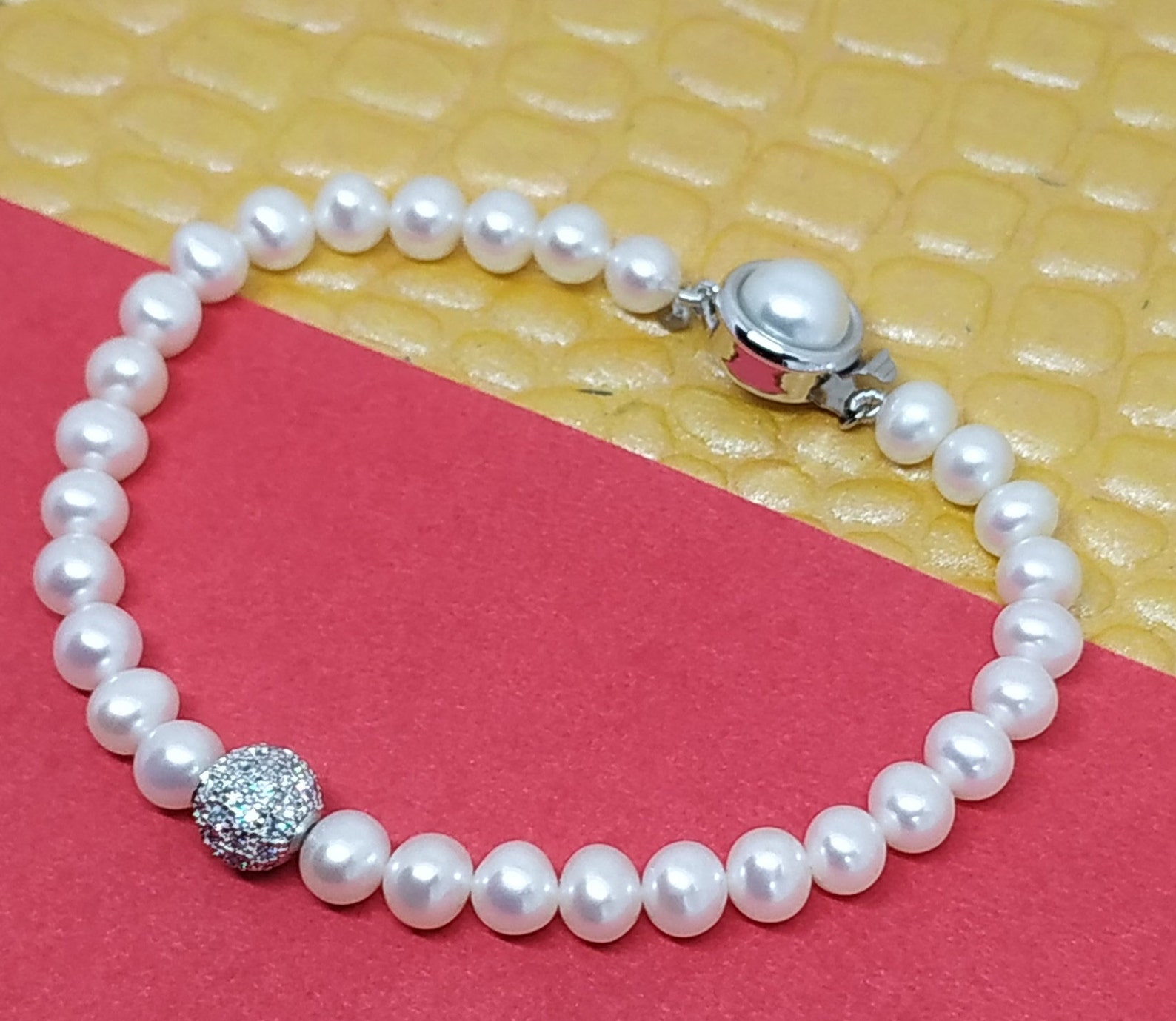 Real Pearl Bracelet Cultured Etsy real-pearl-bracelet-cultured-etsy