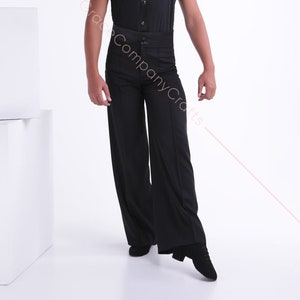 Classic men&#39;s trousers for ballroom dancing. Dance teacher gifts. Dance pants.Latin costume.Tango fashion. Ballroom dancer.