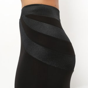 Women&#39;s Standard Ballroom Dance Skirt with Satin Accents