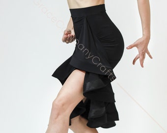 Latin skirt with flounce