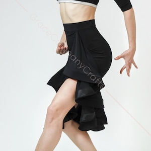 Latin skirt with flounce