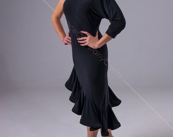 Tango dress.Ballroom dance dress.Ballroom dress.Latin dance dress.Robe tango.Latin dress.Tango.Dance dress,Latin dance costume.Lateinkleid