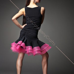 Latin skirt &quot;Fairy&quot;. Skirt for Argentina tango. Dance wear