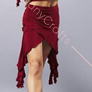 Spódnica tango z lokami