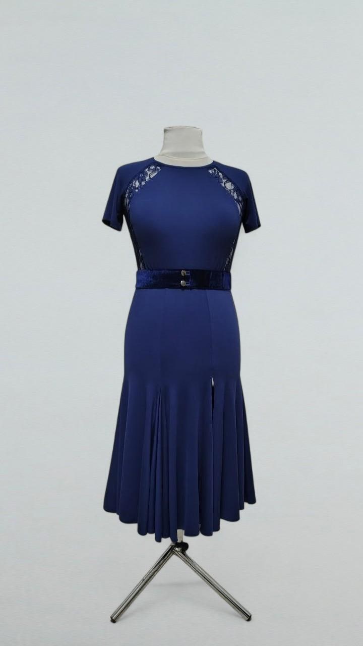 midi dresses for women sleeveless Flattering A-Line Midi Dress – Waist-Defining Silhouette for Women Navy Blue / XL
