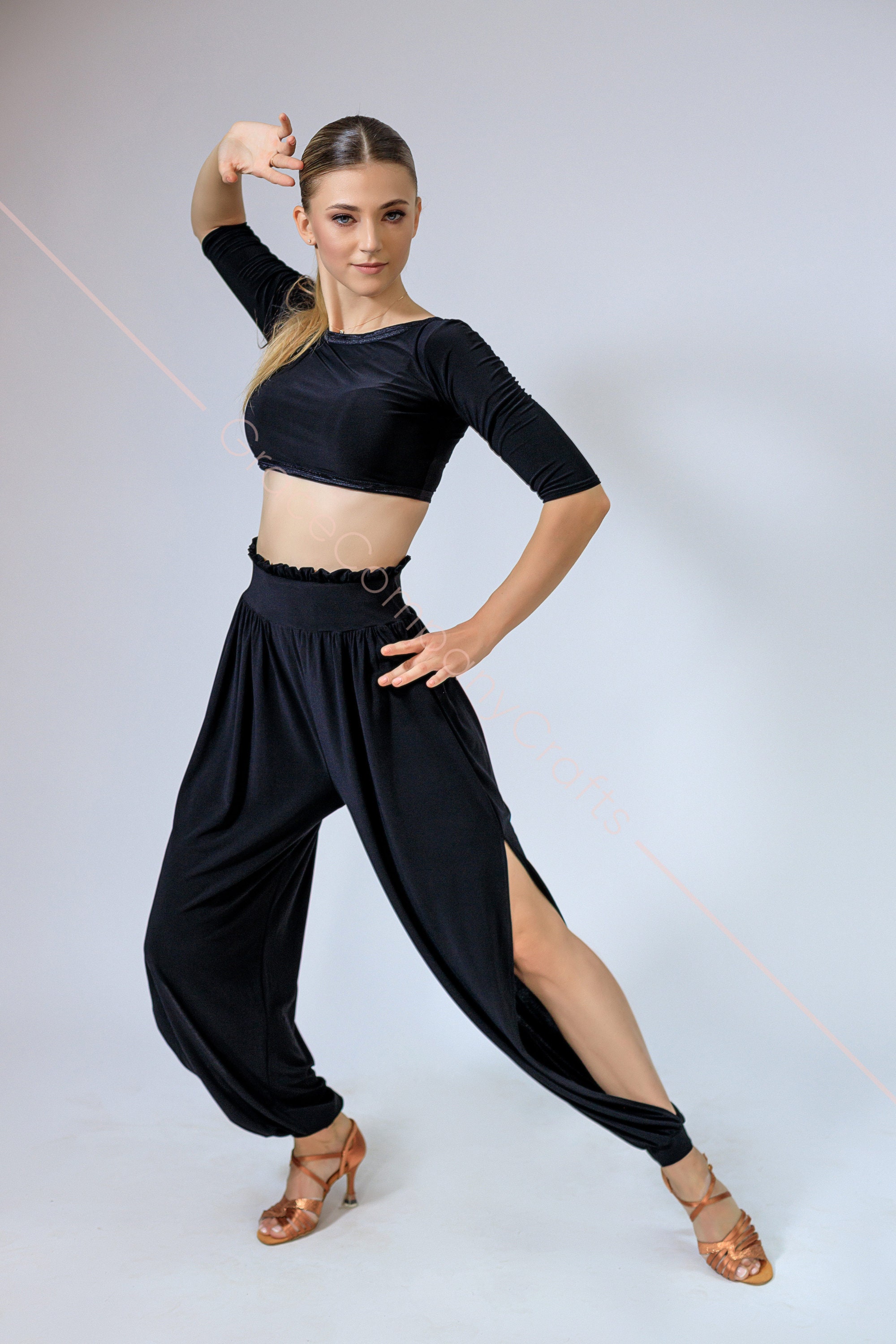 Lady Modal Dance Pants Trousers Ballroom Dancewears Latin Belly Practice  Fashion  eBay