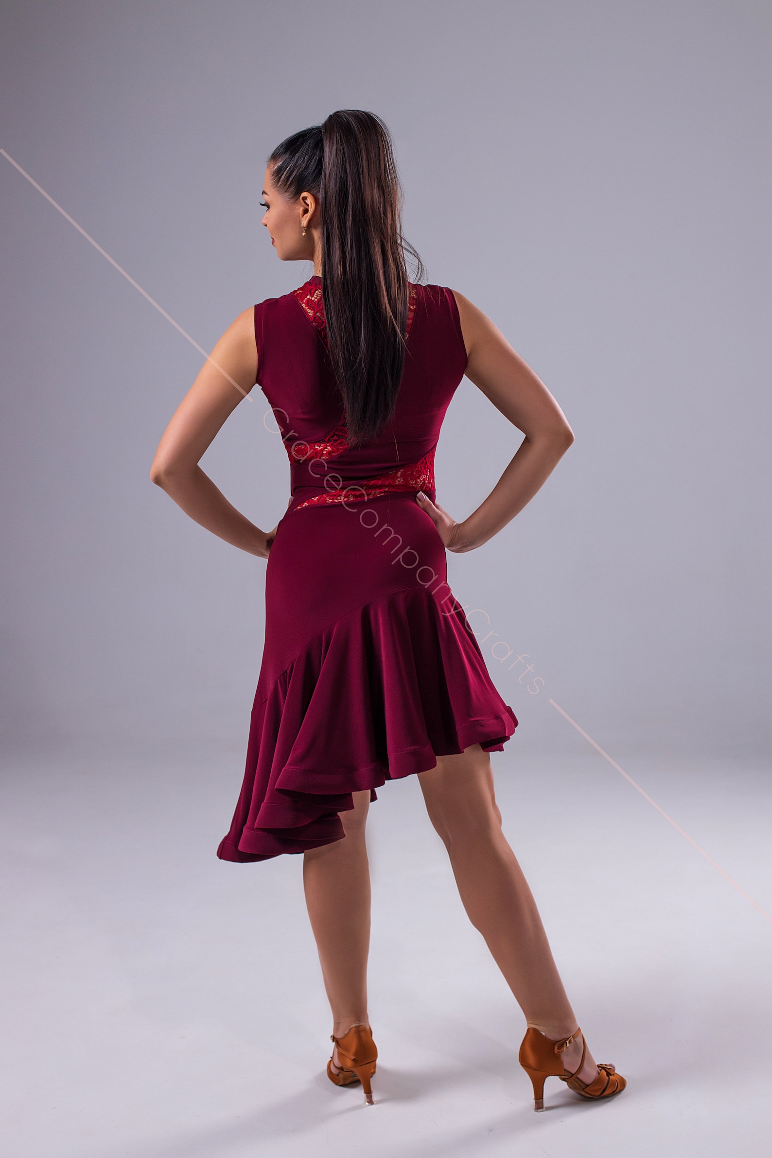 Red Hot Tango Dress (M)