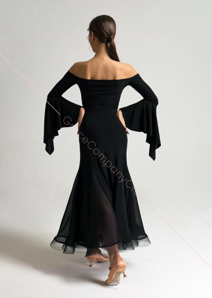 Airy Black Dress for Standard - Etsy