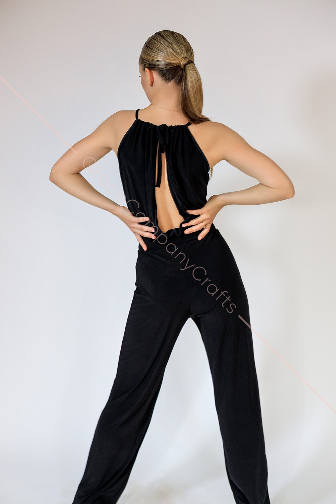 Jumpsuit for Ballroom Sports Dancing Etsy