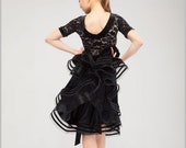 Girl's dress with guipure