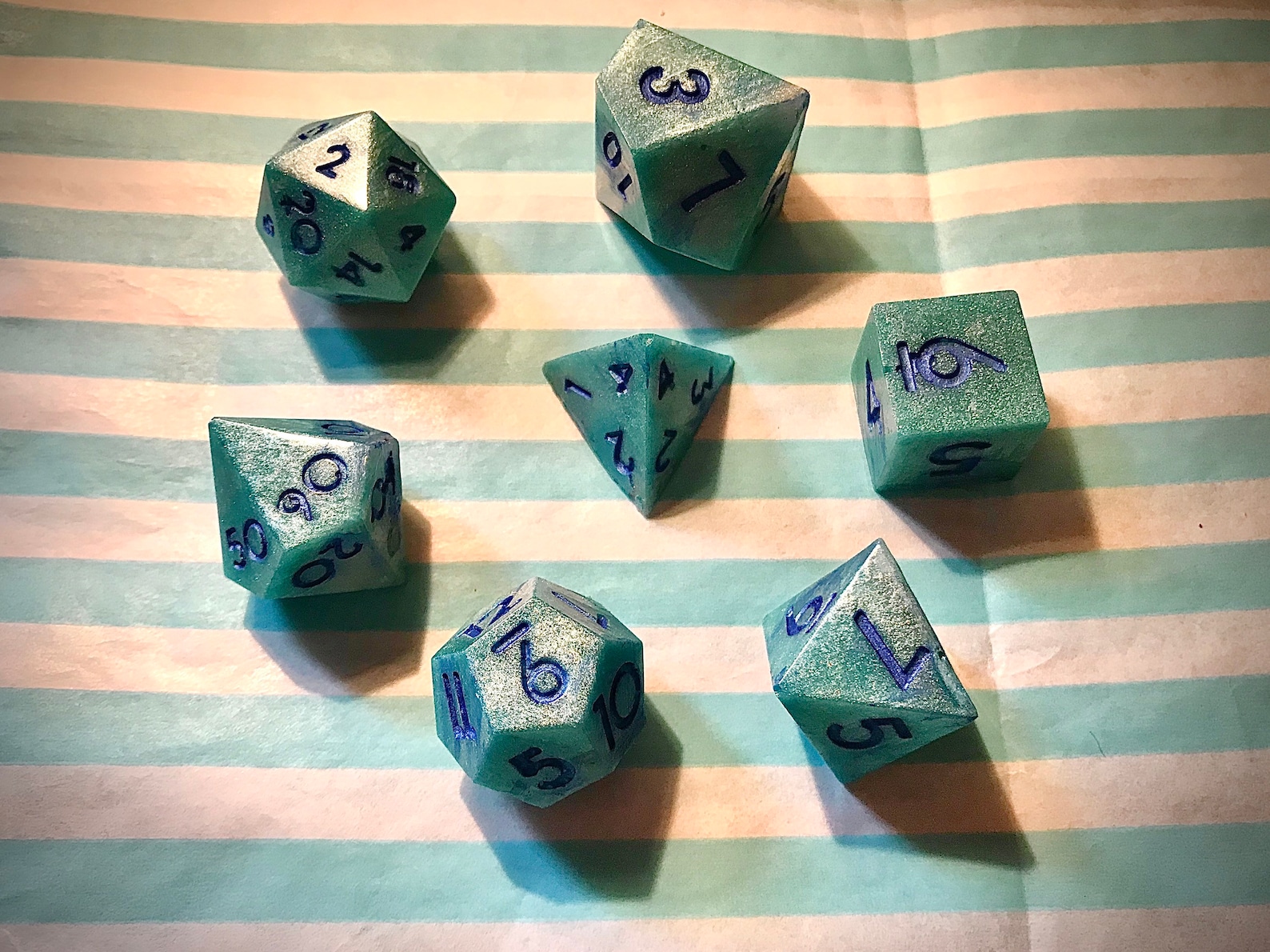 Custom Role playing dice sets Etsy