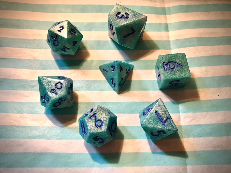 Custom Role Playing Dice Sets Etsy
