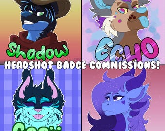 Fursuit badge commission