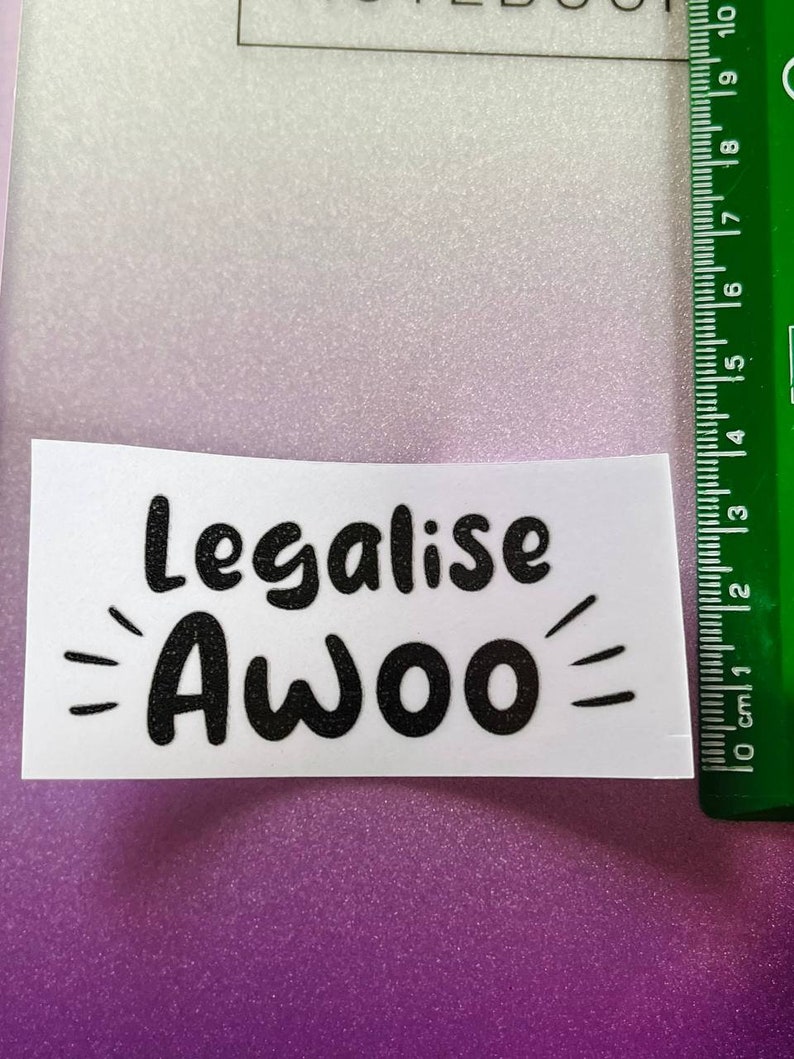 Awoo Furry Pride Transparent Sticker - Etsy Canada