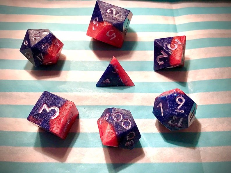 Custom Role Playing Dice Sets Etsy