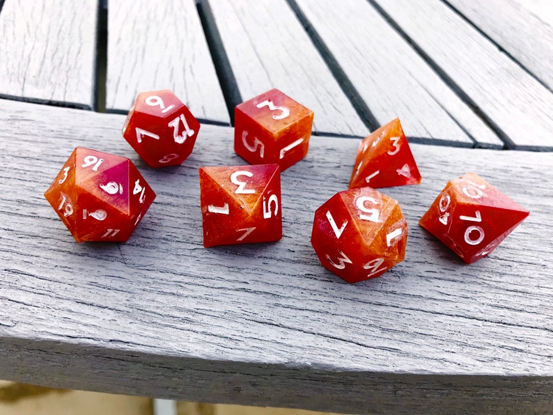 Custom Role Playing Dice Sets Etsy